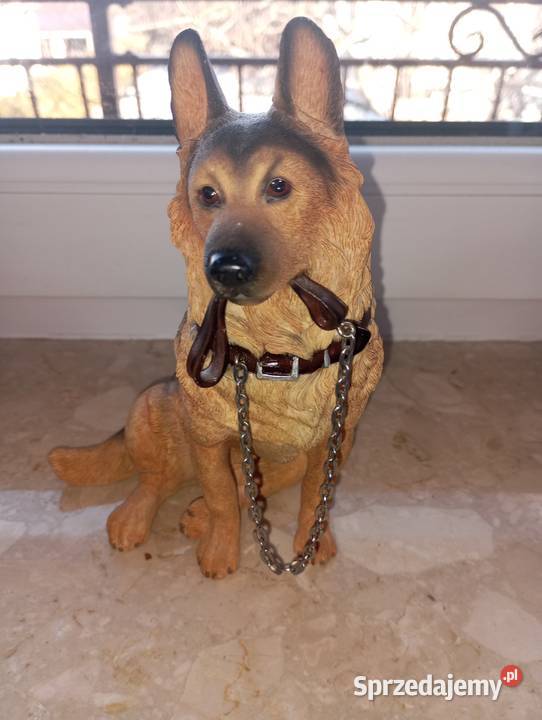 Figurka Leonardo pies owczarek Biłgoraj