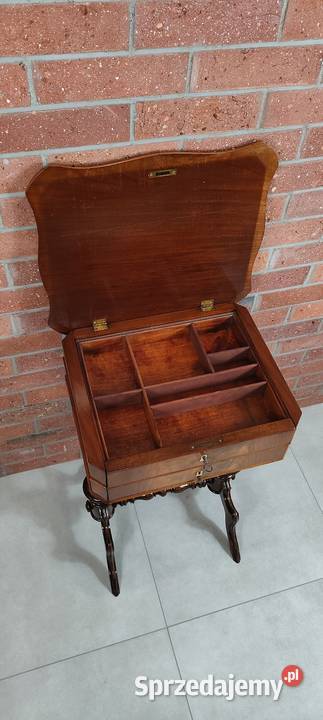 Piękny stolik niciak Ludwik Filip antyk Łagów