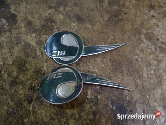 logo 2 znaczki na zbiornik MZ RT 125 org DDR