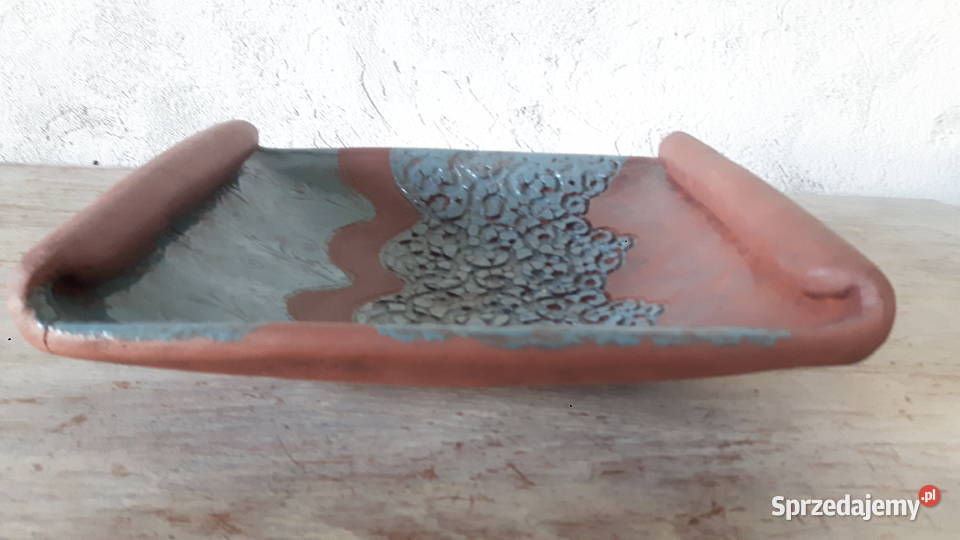 Talerz ceramiczny ręcznie wykonany Otwock