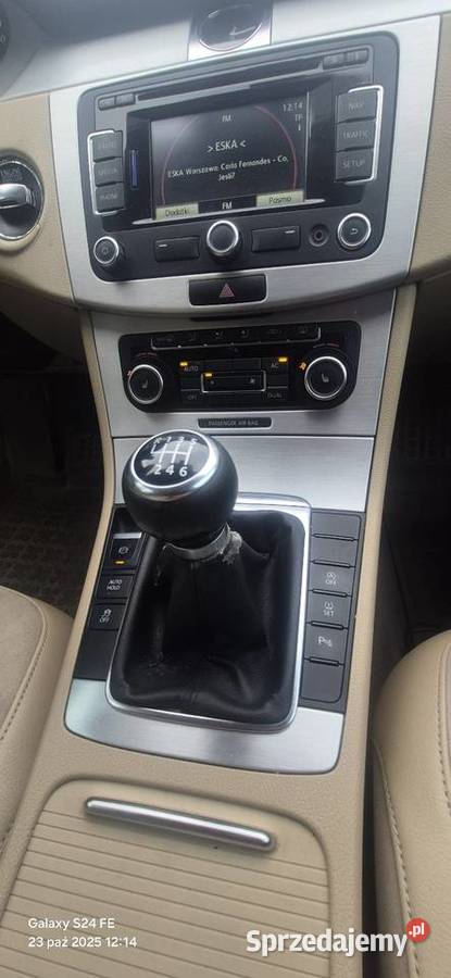 Passat B7 20TDI Manual 140 Skóra Navi STAN czujnik zmierzchu Nasielsk