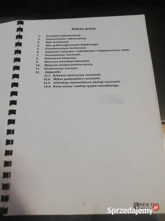 Automatyczna rozcinarka siatki TYP ARS 1001 wielkopolskie sprzedam