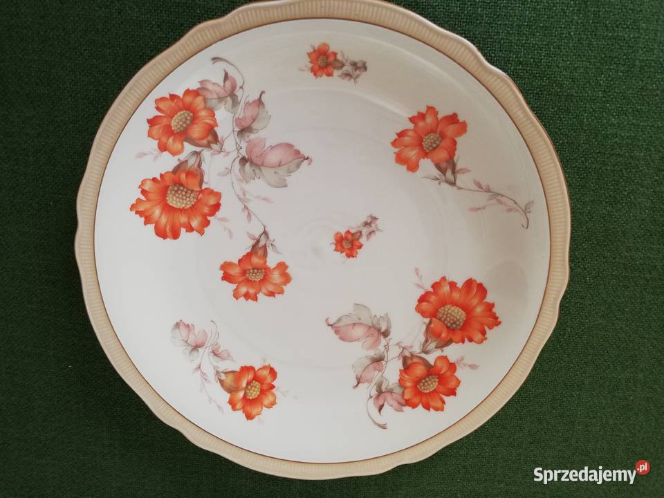 Patera Schumann porcelana ecru średnica30