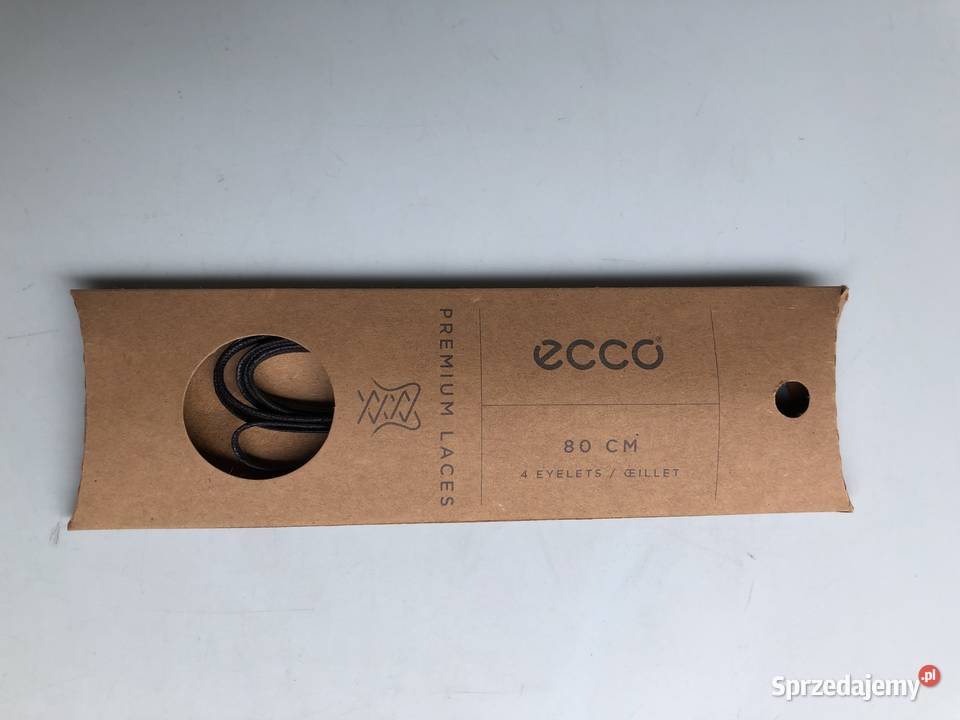 Sznurówki ECCO PREMIUM LACES Czarne 3mm 80 NOWE sprzedam
