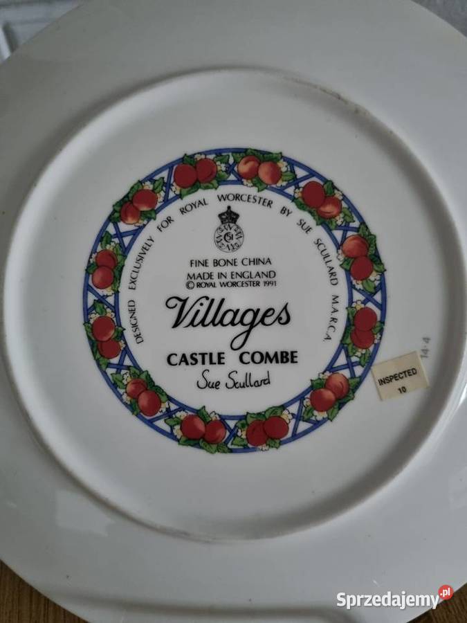 Talerz kolekcjonerski wielkopolskie Wola Podłężna