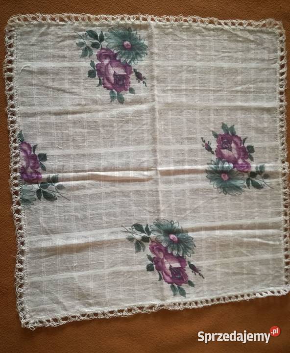 Chusteczka batystowa z koronką sprzedam