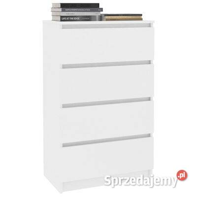 Komoda biała 60x35x985 materiał Pozostałe mazowieckie