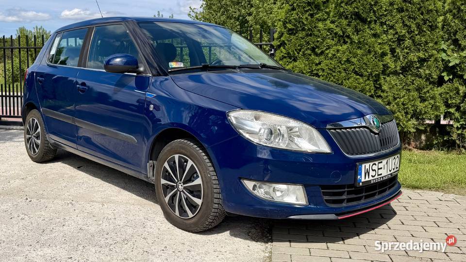Skoda Fabia II 12 TSI welurowa tapicerka Sierpc