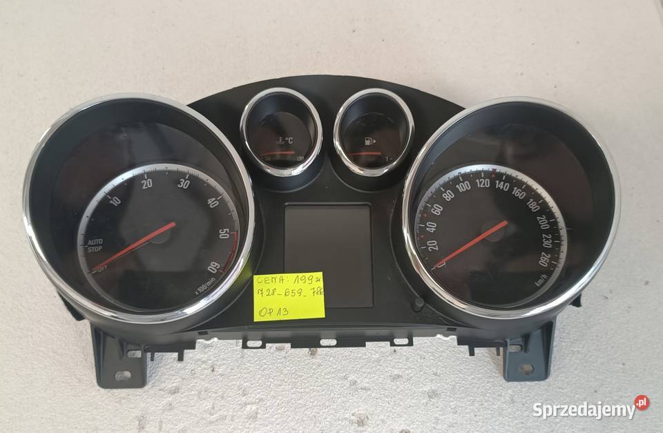 Licznik zegary OPEL ASTRA J 13374948 13 CDTI osobowe Warszawa