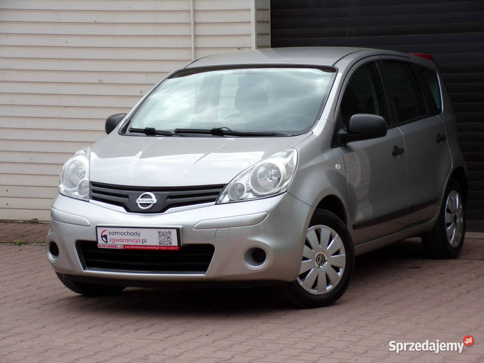 Nissan Note Klimatyzacja Gwarancja 14 90 2011R I nieuszkodzony Mikołów