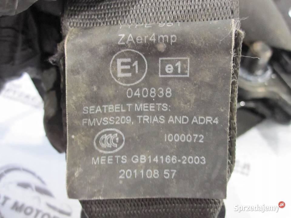 LAND ROVER FREELANDER II 08r pas bezpieczeństwa osobowe