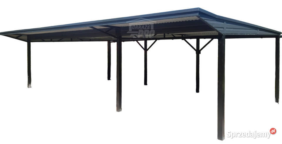 Wiata samochodowa CarPort 8x5 m wypust dachu 1m Toruń sprzedam