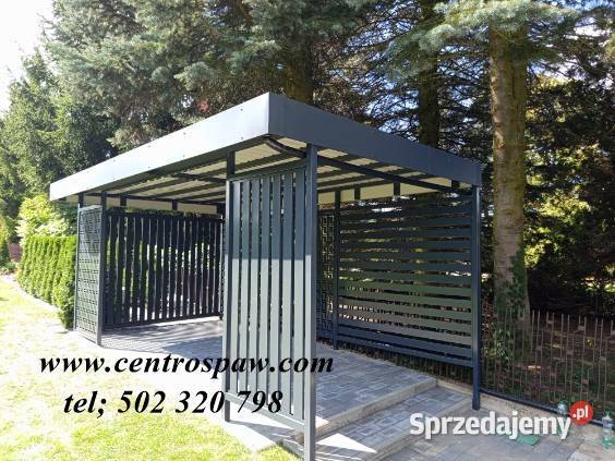 Wiata garażowa śmietnikowa zadaszenie stojak pod sprzedam