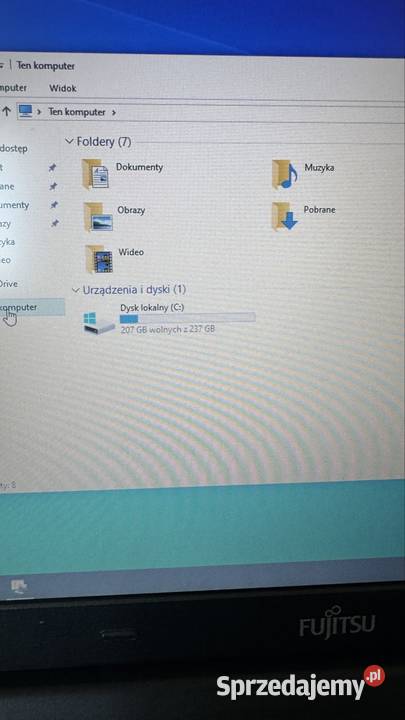 Fujitsu e744 i5 8gb 256ssd 14 mat wifi usb 30 matowa Komputery i Akcesoria Rybnik