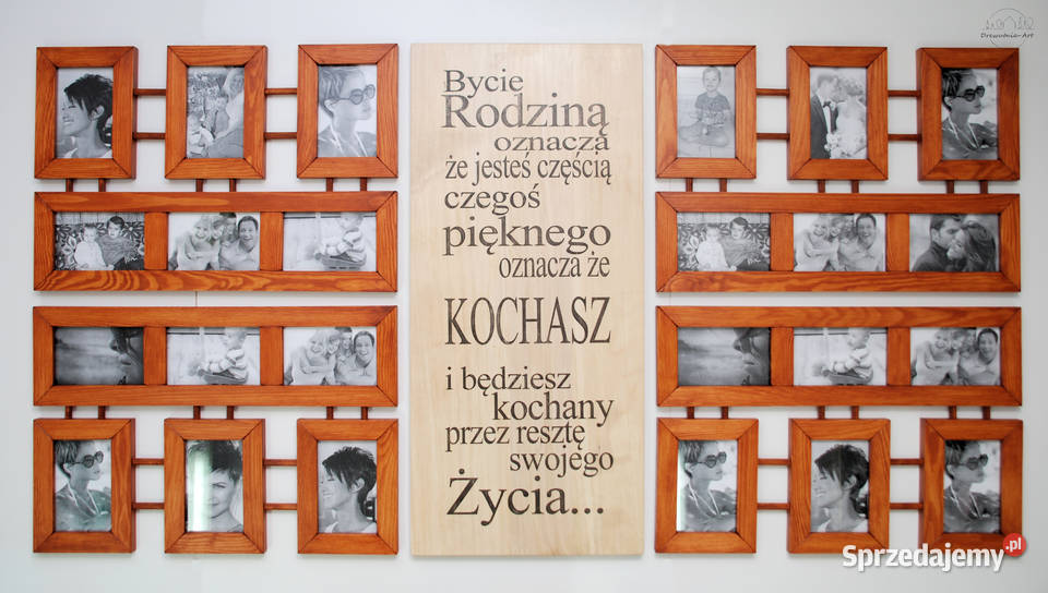 Galeria Multirama drewno Ramka na zdjęcia 10x15 śląskie Gliwice