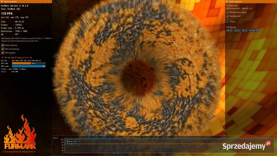 Karta graficzna Radeon RX 6750 XT 12GB GAMING X MSI mazowieckie Żyrardów