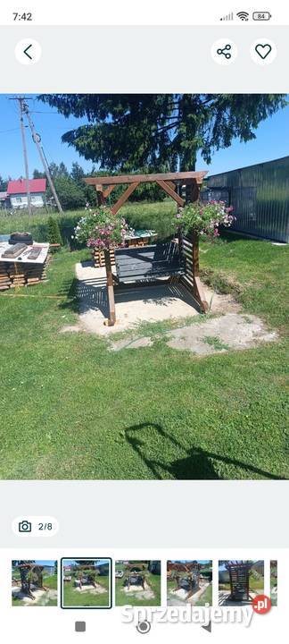 Pergola z huśtawko lubelskie Mokrelipie sprzedam