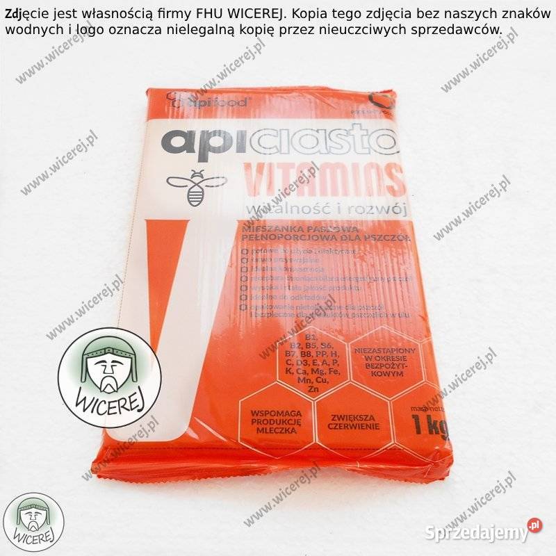 Ciasto Apifood Vitamins Apiciasto 10 PORCJOWANE Jaśliska