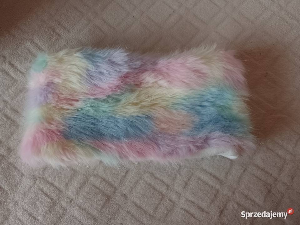 Ekskluzywny pastelowy komin futrzany z Londynu Dodatki Kraków