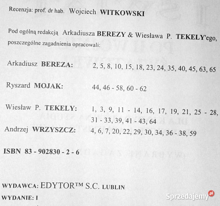 Polska i świat II wojnie światowej A Bereza R Chełm
