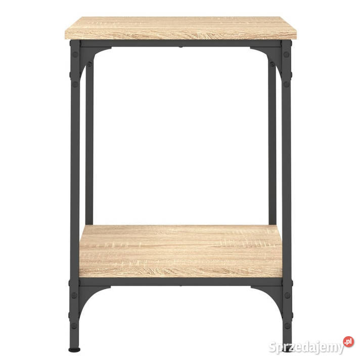 Stolik kawowy dąb sonoma 40x40x55 materiał Warszawa