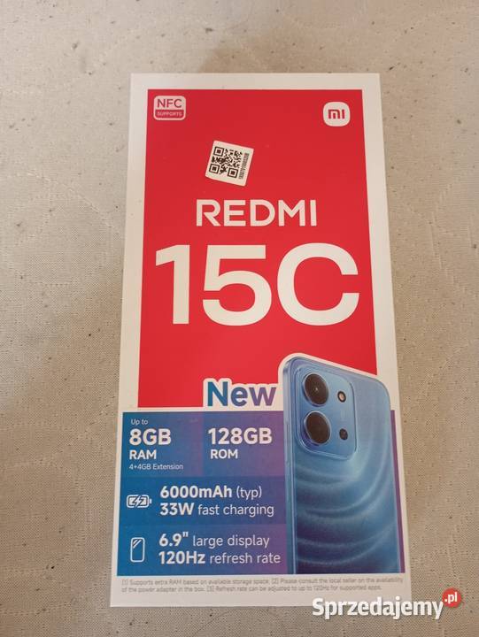Smartfon Redmi 15 C Nowy Dąbrowa Górnicza
