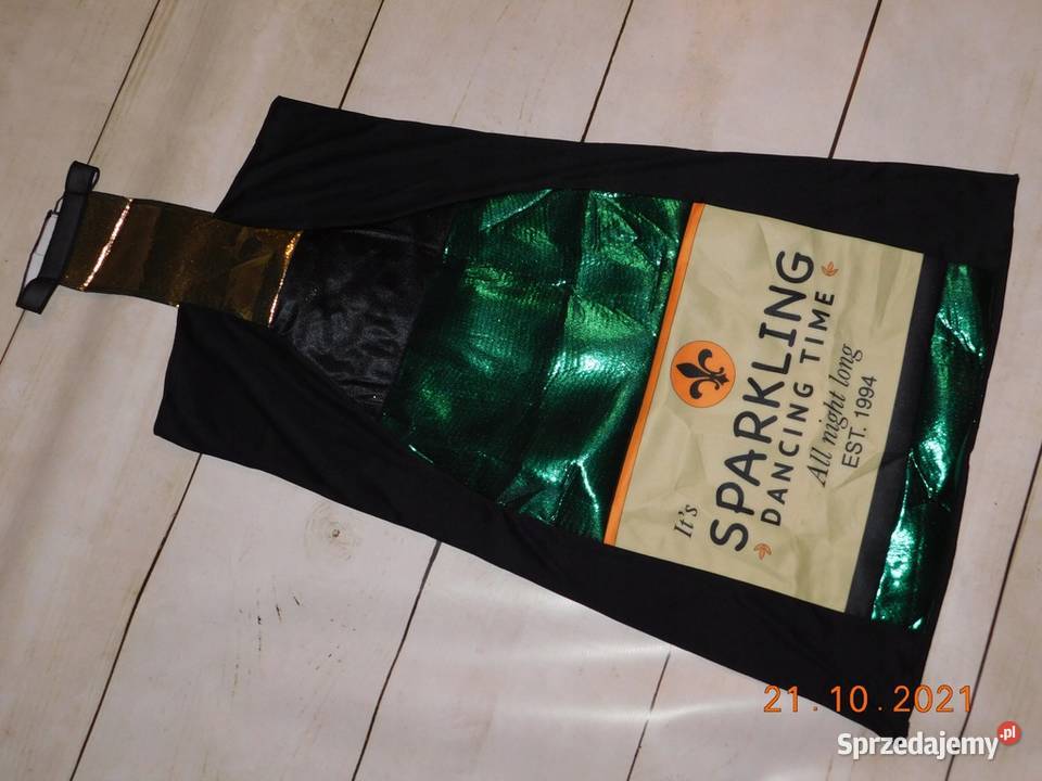 kostium przebranie sukienka szampan LXL impreza Zamość