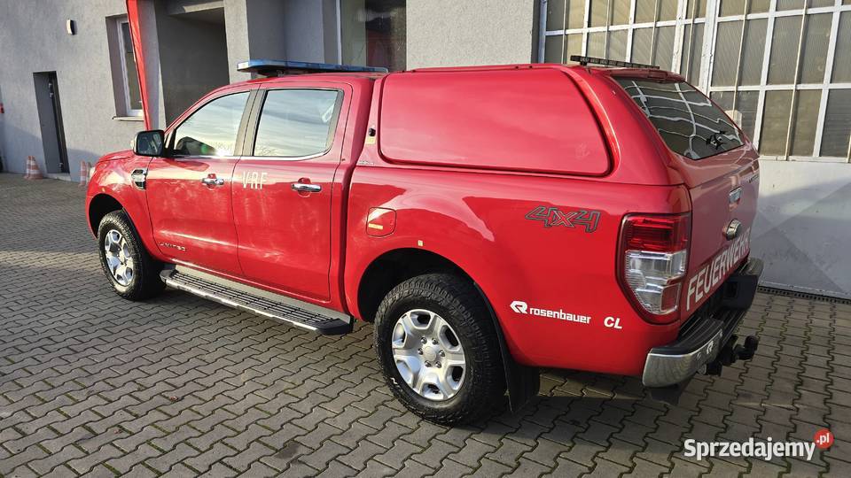 Ford Ranger Autm Limited 2017r Wóz strażacki Nowy Świętów