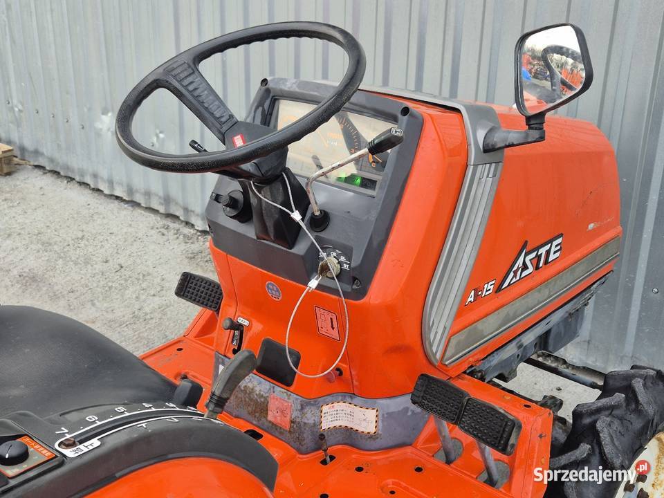 Traktorek traktor KUBOTA ASTE A15D 15 44 Małuszyn sprzedam