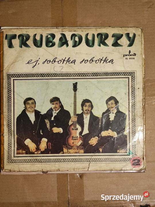 Płyta winylowa zespołu Trubadurzy Ej sobótka Złotoryja