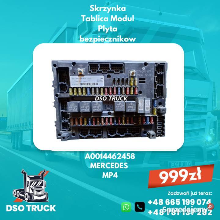 DC A0014462458 MERCEDES MP4 Skrzynka Tablica Zawichost