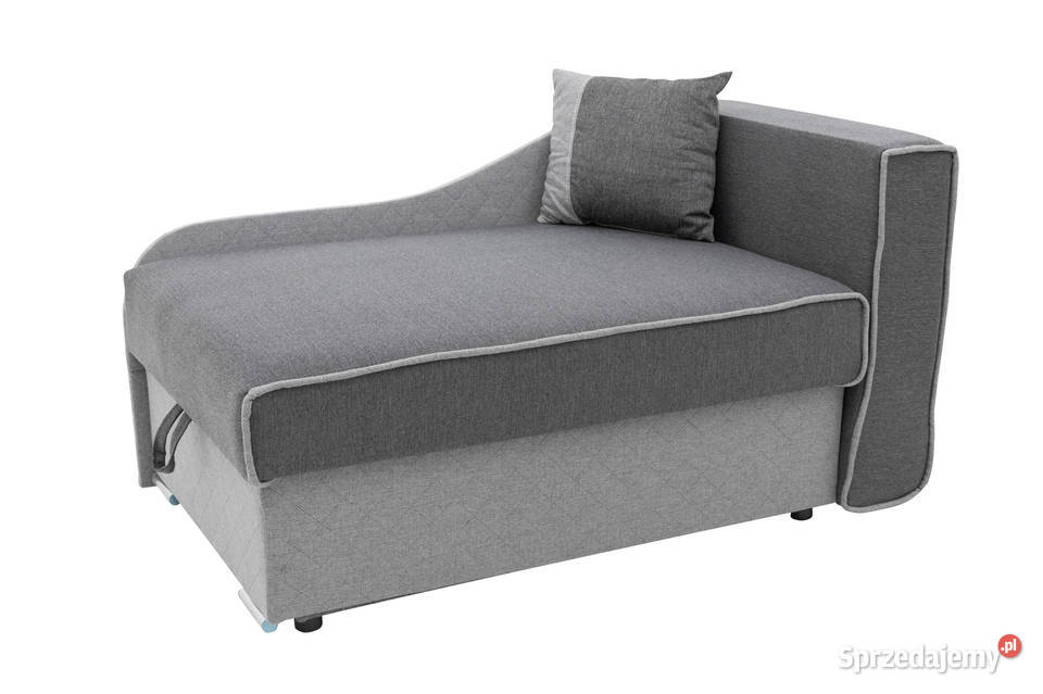 Kubuś Tapicerowany Lewy Szary Tapczany Rzeszów