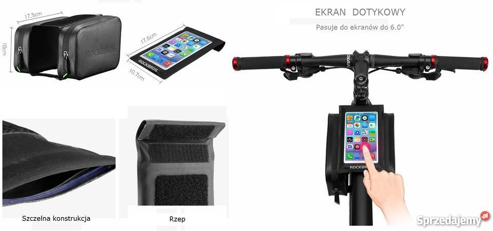 Torba RockBros telefon 60 dotyk wodoodporna 250g Dęblin