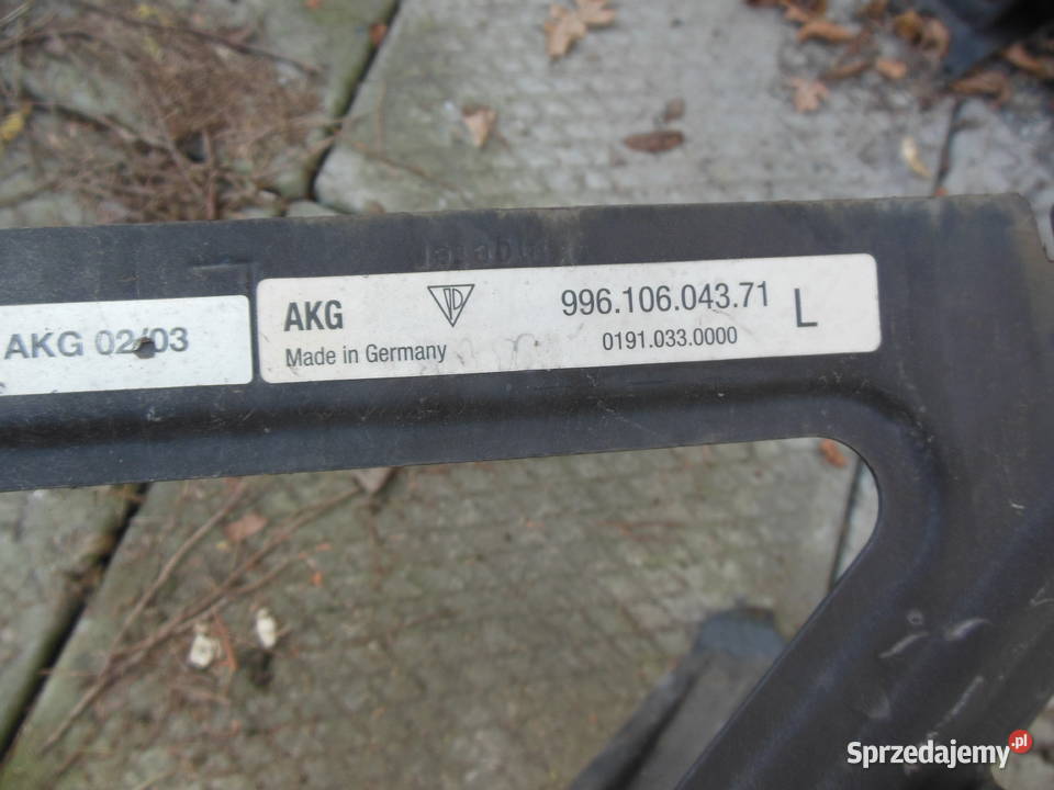 99610604371 Porsche 996 Carrera 911 C4S Turbo Układ chłodzenia Kozy