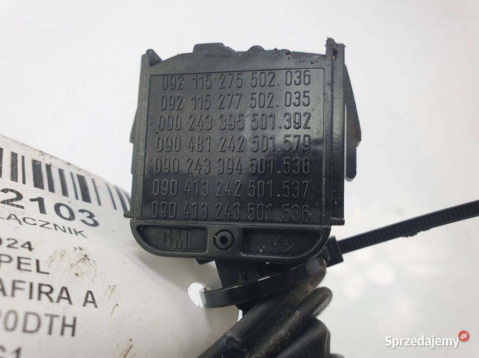 PRZEŁĄCZNIK OPEL ZAFIRA A 92115275 Lipno