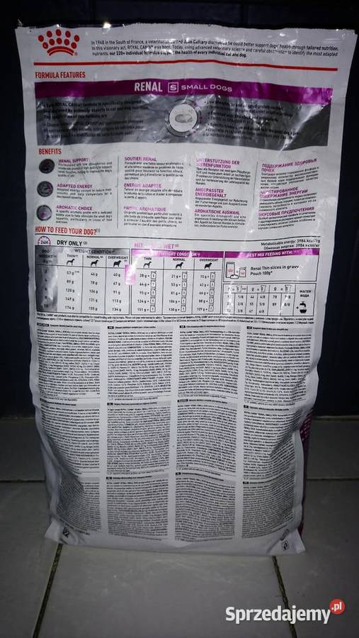 Karma Royal Canin RENAL SMALL DOGS 14 mazowieckie Warszawa