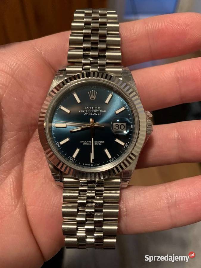 Rolex Datejust niebieski mazowieckie Warszawa sprzedam