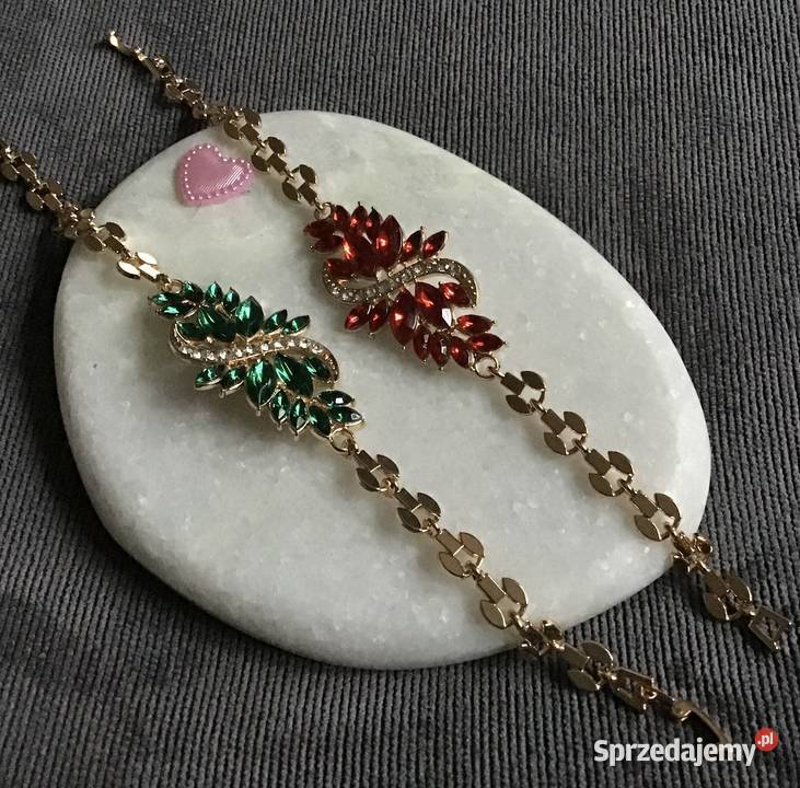 2 złociste bransoletki Bransoletki Warszawa