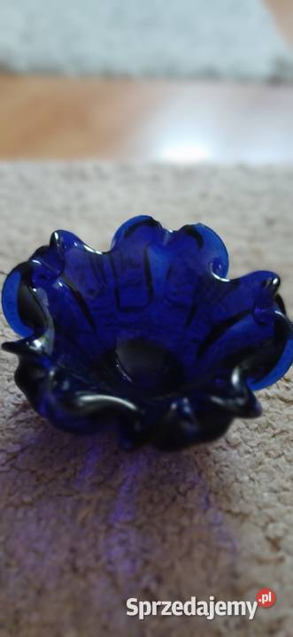 Kobaltowy szklany zestaw warmińsko-mazurskie Olsztyn