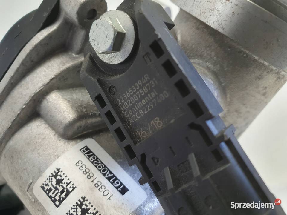 PRZEPUSTNICA Renault Clio IV 15 DCi 161A09287R Części samochodowe Chełm
