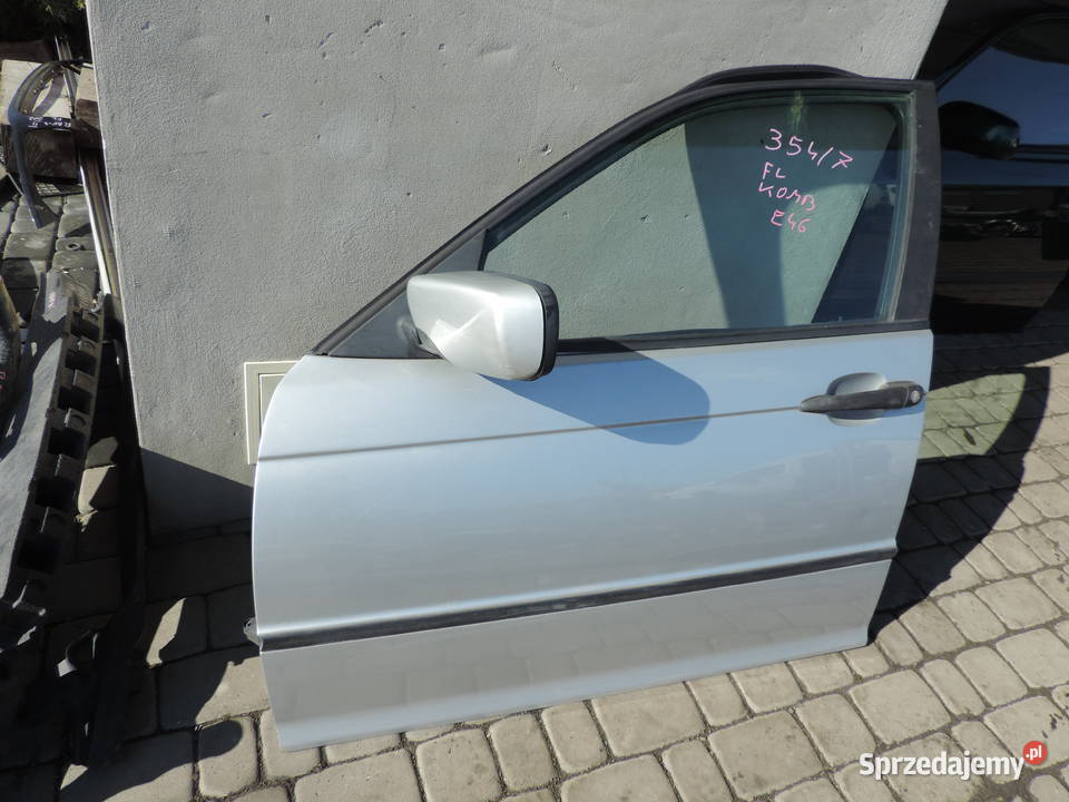 DRZWI LEWY PRZÓD BMW E46 FL KOMBI TTITAN SILBER małopolskie Nowy Sącz