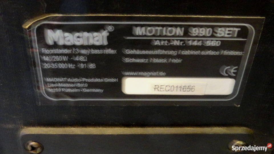 Kolumny Stereo MAGNAT MOTION 990 SET Lombard wielkopolskie Kościan