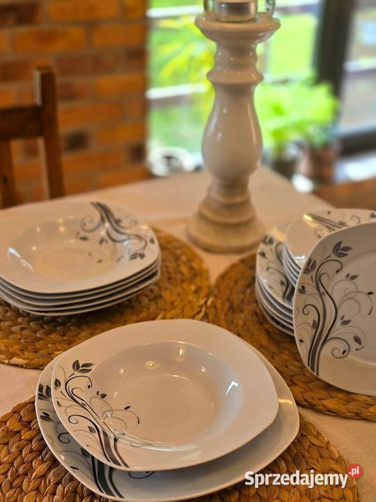 WYPRZEDAŻ MAGAZYNU 159 Zestaw 18 sztuk talerzy