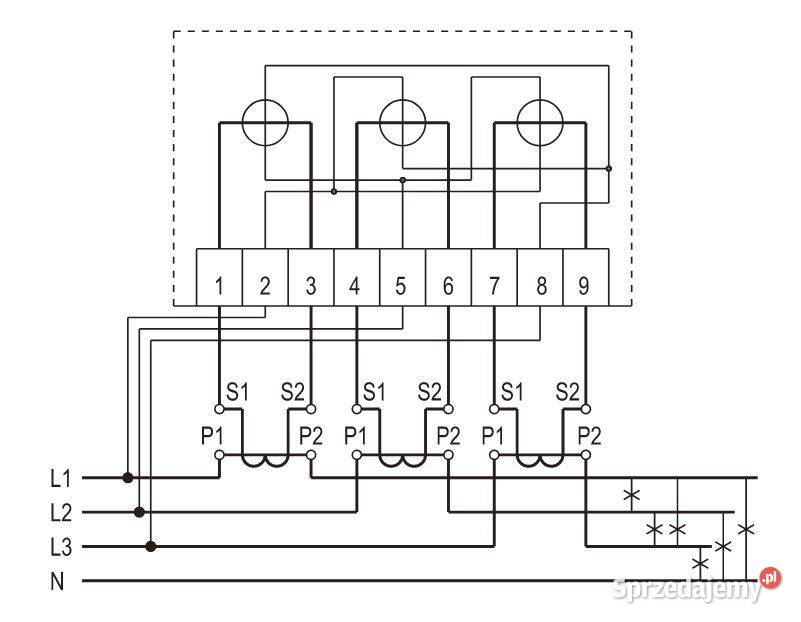 LICZNIK MANUAL 3 FAZOWY ENERGII PEFAL C52d 230V Tarnowskie Góry