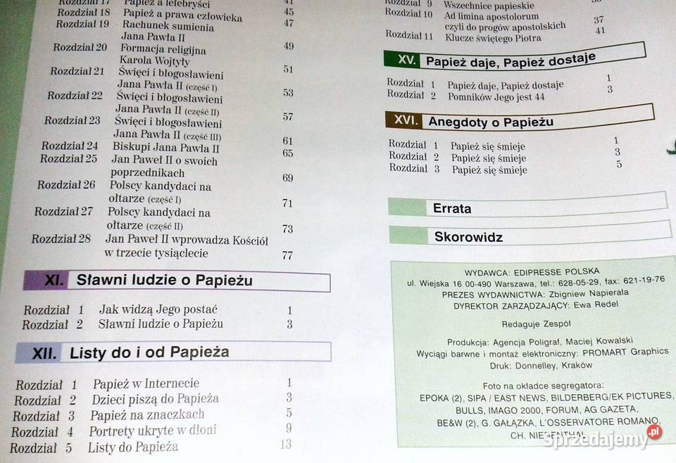 Jan Paweł II Kolekcja 16 ksiąg kolekcji Pozostałe Chełm