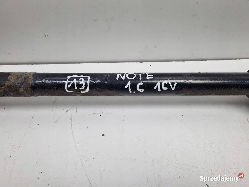 PÓŁOŚ Nissan Note I 16 16V PRAWA PRZEDNIA osobowe Chełm