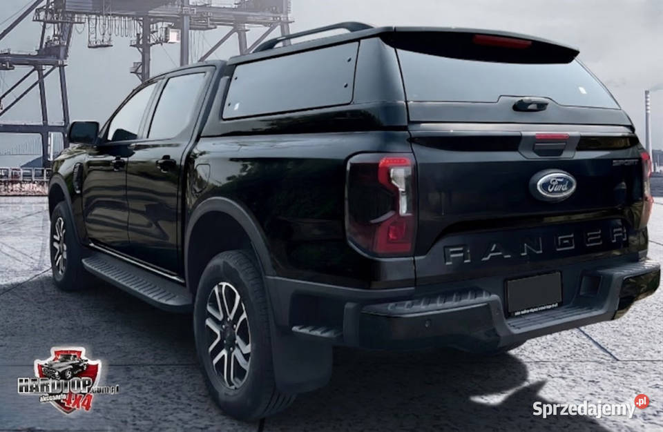 Zabudowa paki Hardtop Ford Ranger 2023 Szyby Pasłęk