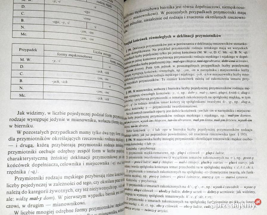 Podręczna gramatyka języka polskiego Michał miękka Pozostałe lubelskie Chełm