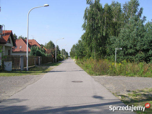 działka budowlana Bobrowiec kWarszawy asfalt Grunty i działki Bobrowiec sprzedam