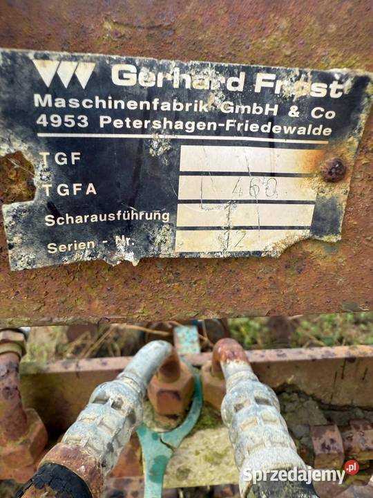 Agregat Ścierniskowy GRUBER FROST TGFA 460 Agregaty kujawsko-pomorskie Prądocin